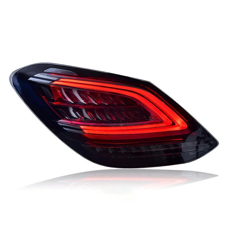 High Quality Upgrade Red LED Rear Tail Lamp for  C Class W205 2014-2018 6000k Color Temperature
